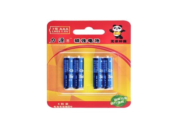 5號(hào)7號(hào)卡裝堿性柱式電池